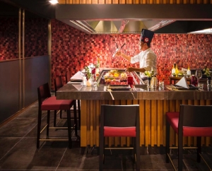 Japonská restaurace Aja vcetne kuchařské šou u Teppanyaki
